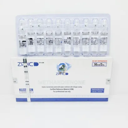 Methandienone 25mg/ml 2ml amp ZPHC