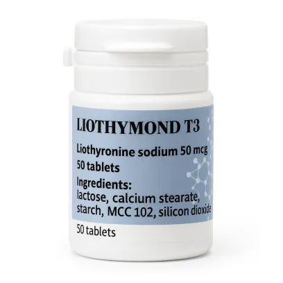 Liothymond (T3 Thyroid Liothyronine) 50tabs Diamond Labs